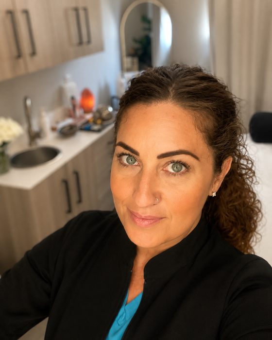 MaryAnn Infantino in her treatment room at Lumen Rituals